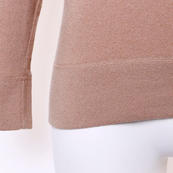 Authentic CHANEL Cashmere Knit Sweater Jumper Pullover Brown 38 - Picture 7 of 10